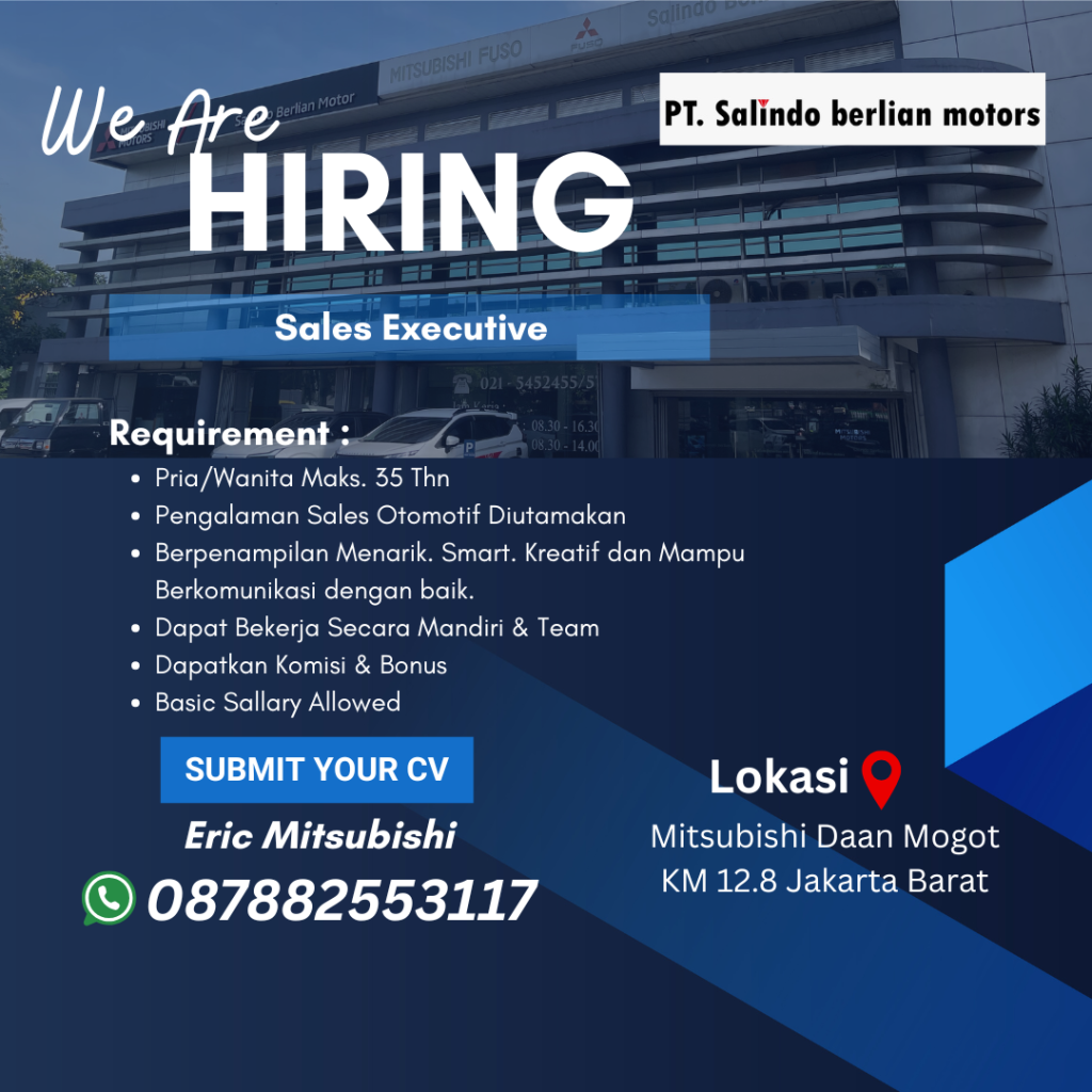 Lowongan Kerja Sales Executive
